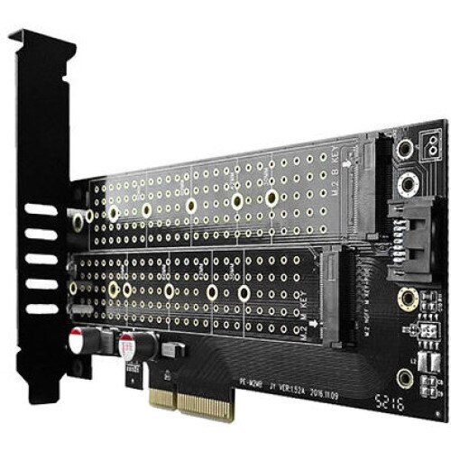 Adaptor AXAGON PCI-Express 3.0 x4 la dual M.2 SSD